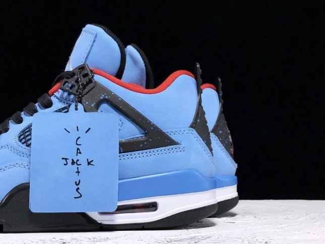 Reps LUCY Air Scott Cactus Jordan 4 Jack Travis x 308497-406 0823